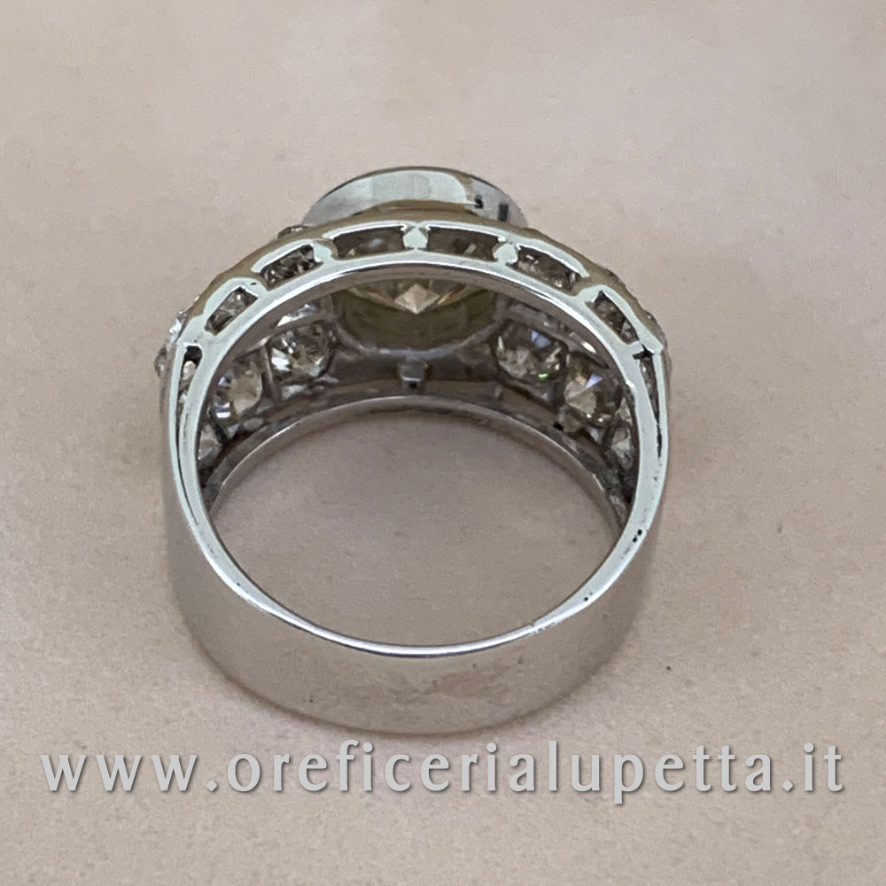 Anelli Fascia con Brillante 3.13 ct 3