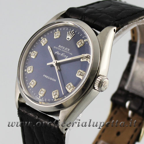 Rolex Air King Quadrante Aftermarket con brillanti 5500 2