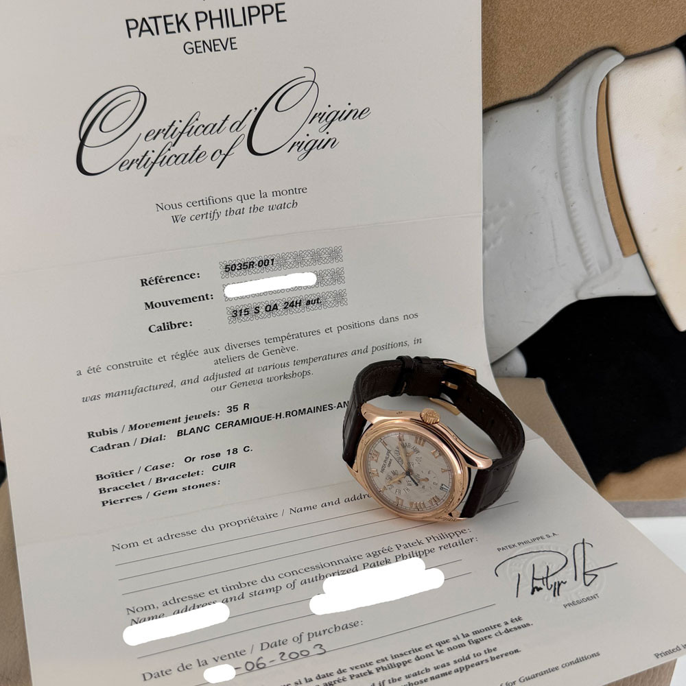 Patek Philippe Annual Calendar 5035R-001 1
