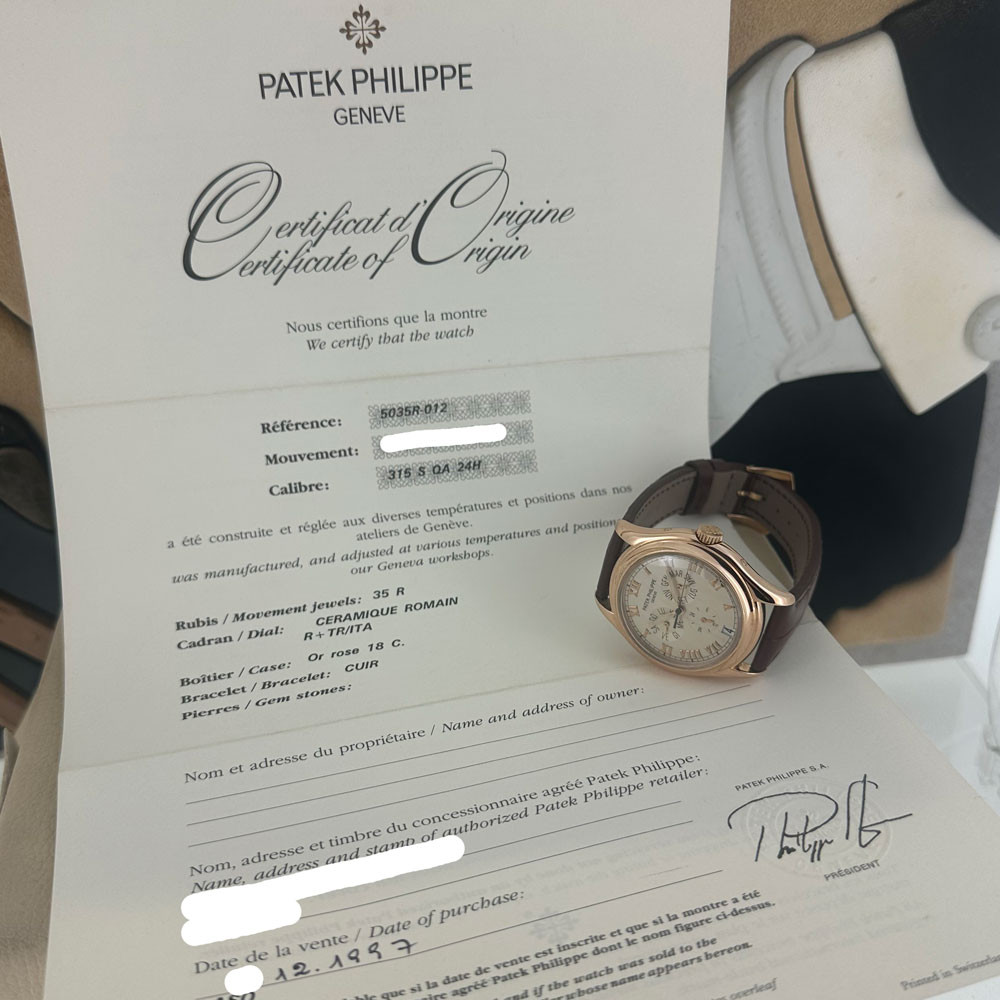 Patek Philippe Annual Calendar 5035R-012 1