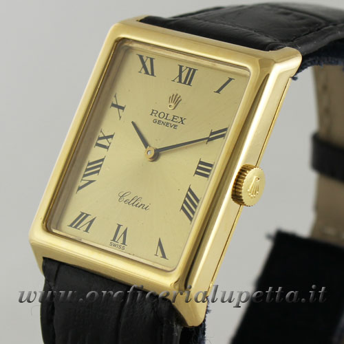 Rolex cellini rettangolare on sale