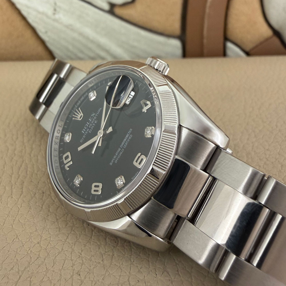 Rolex Date Diamond Dial 115210 14