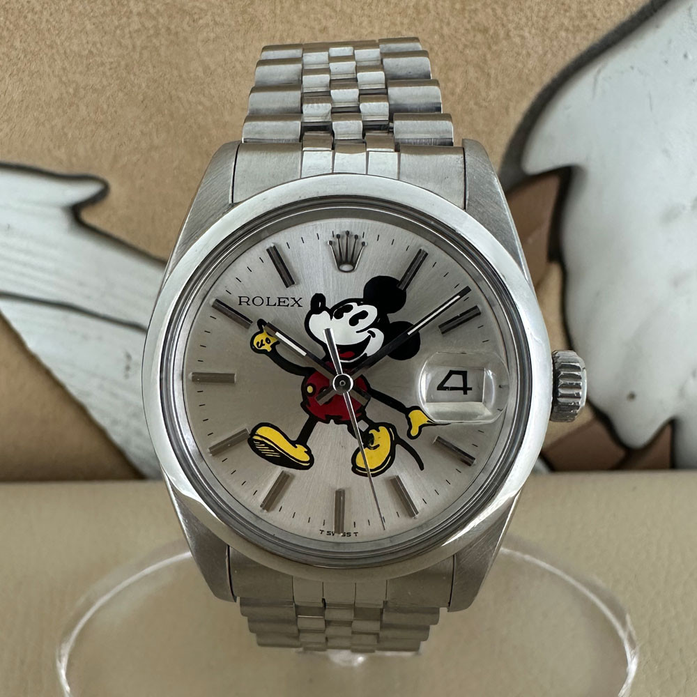 Rolex Date Quadrante Custom Aftermarket Mickey Mouse Topolino 1500 0