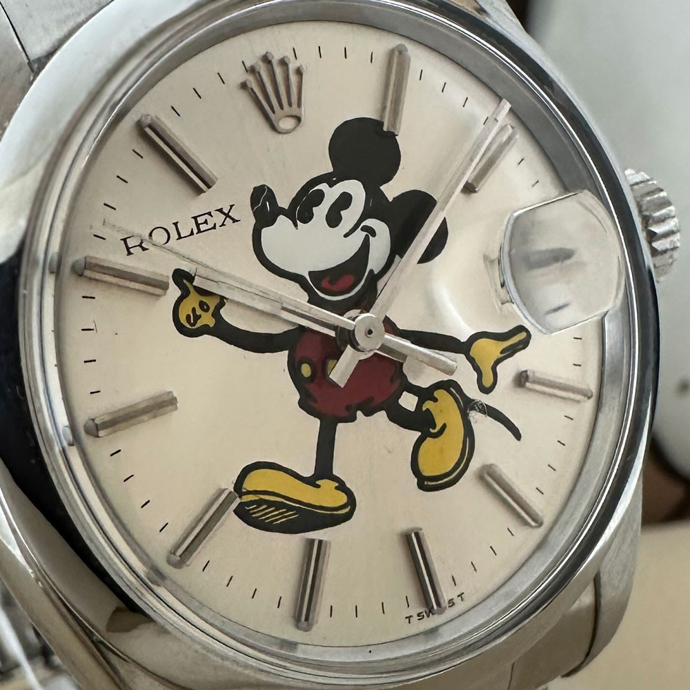 Rolex Date Quadrante Custom Aftermarket Mickey Mouse Topolino 1500 5