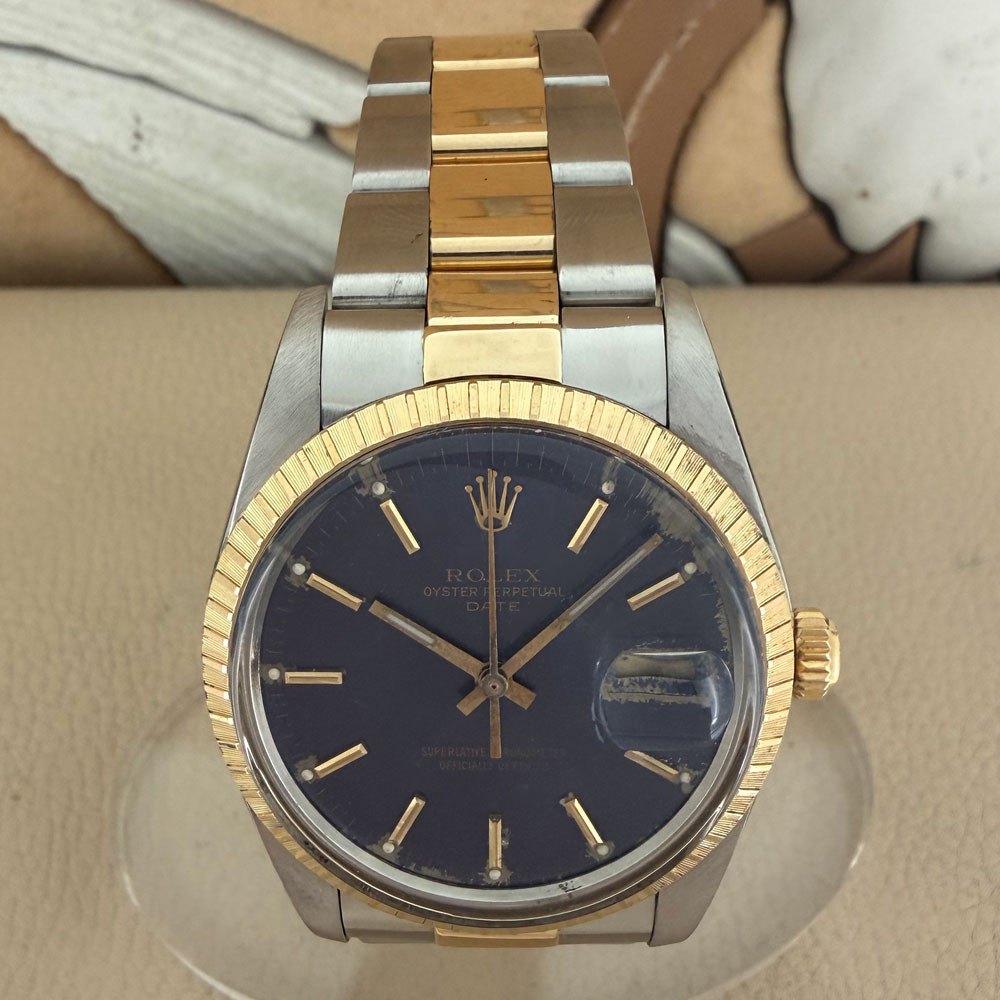 Rolex Date Blue Dial 15053 0