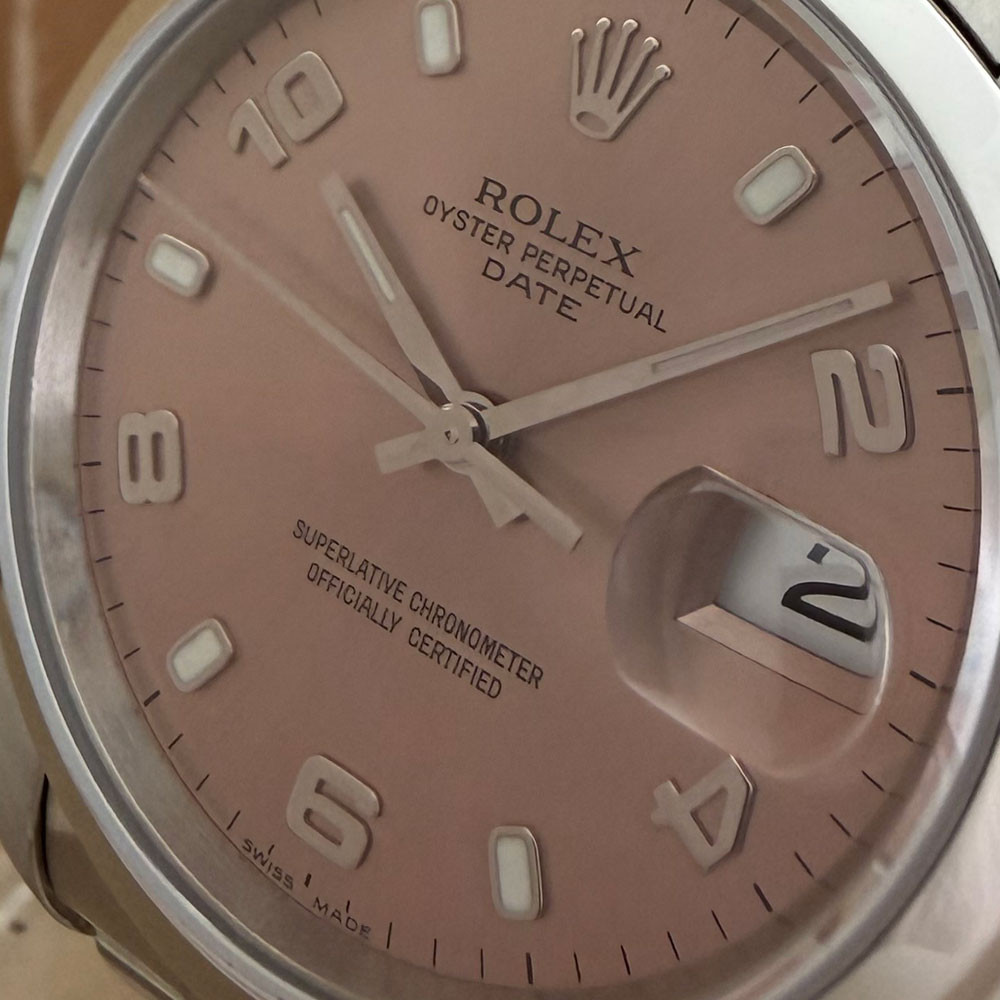 Rolex Date Salmon Dial 15200 5