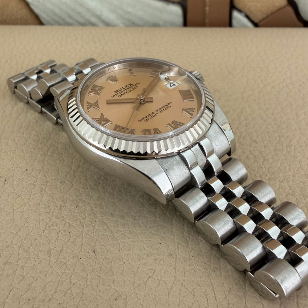 Rolex Datejust 31mm PINK ROMAN NUMERALS 178274 14