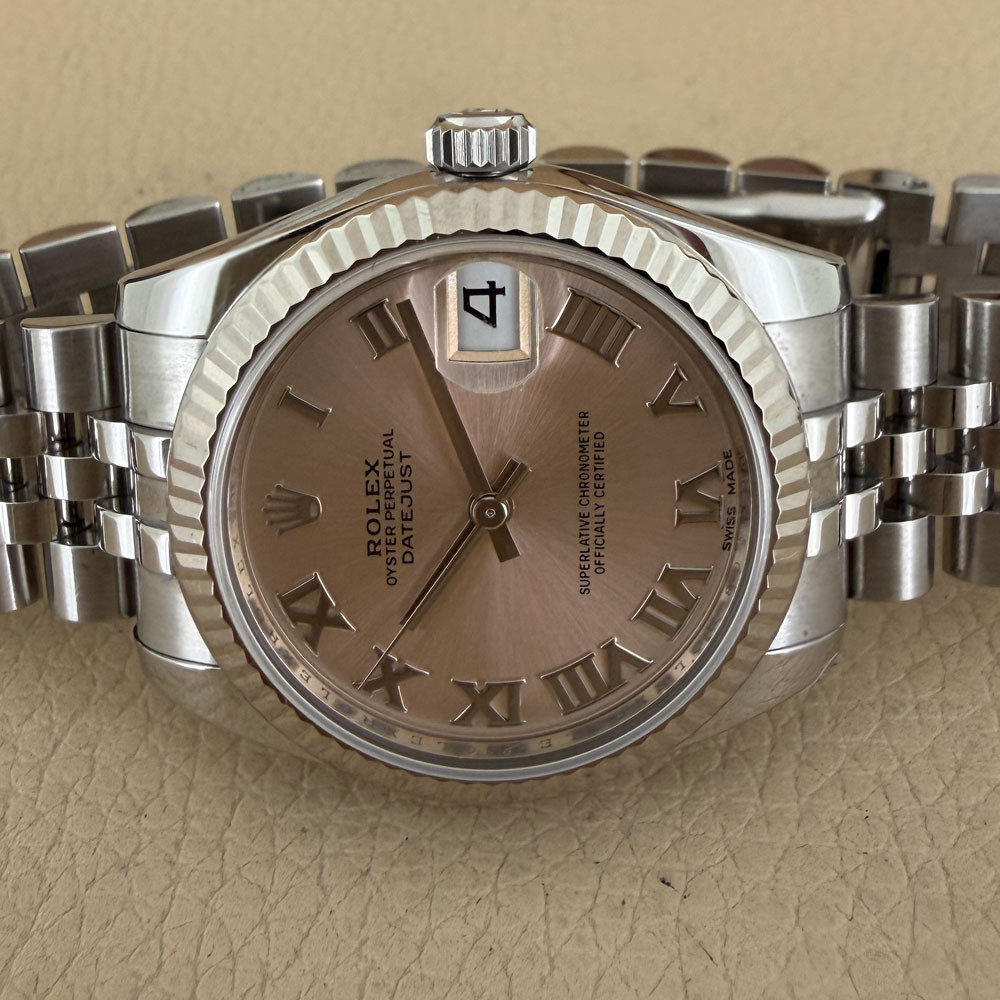 Rolex Datejust 31mm PINK ROMAN NUMERALS 178274 16
