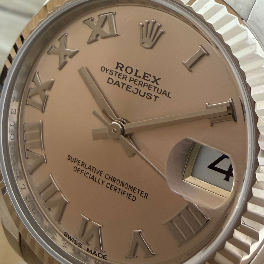 Rolex Datejust 31mm PINK ROMAN NUMERALS 178274 5