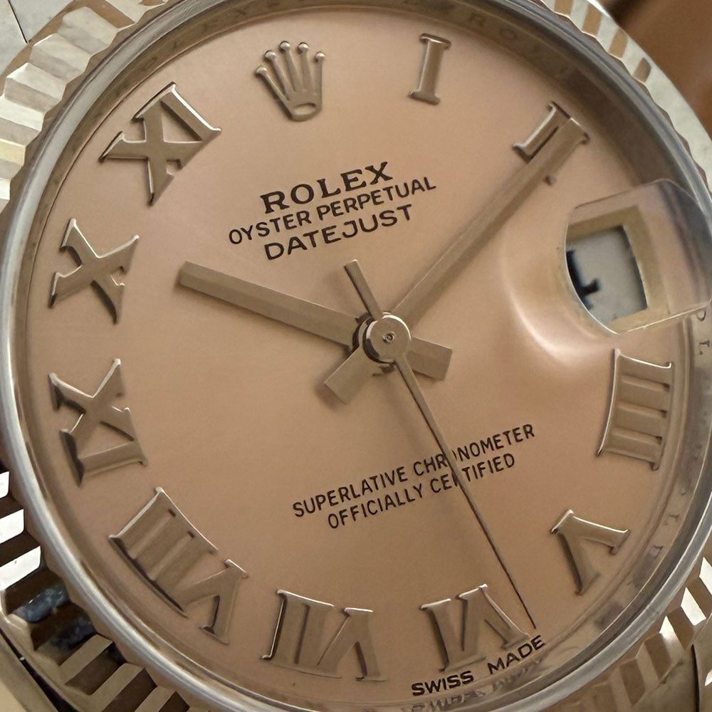Rolex Datejust 31mm PINK ROMAN NUMERALS 178274 6