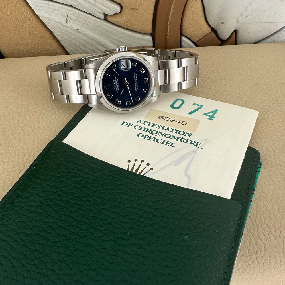 Rolex Datejust 31mm Blue Dial 68240 1