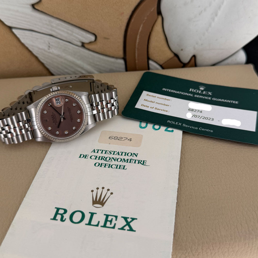 Rolex Datejust 31mm Diamonds Dial 68274 1