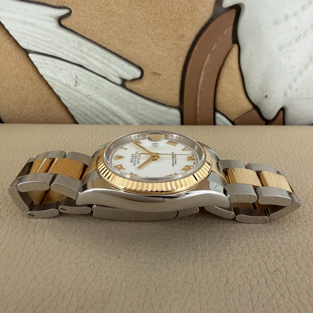 Rolex Datejust White Romans Dial 116233 12