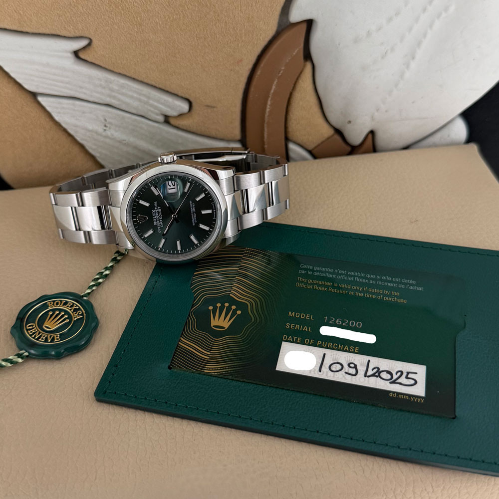 Rolex Datejust Mint Green 126200 1
