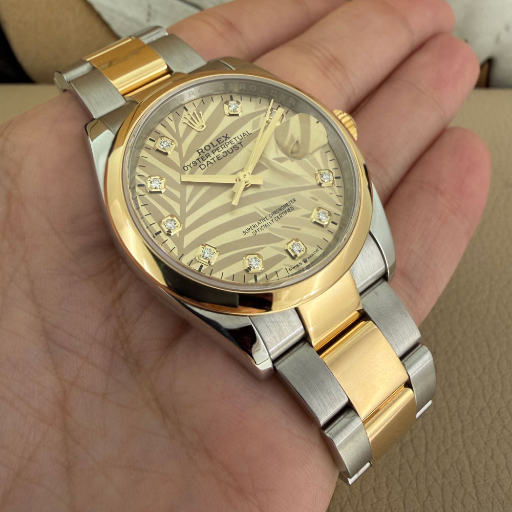 Rolex Datejust Palm Diamonds Dial 126203 10