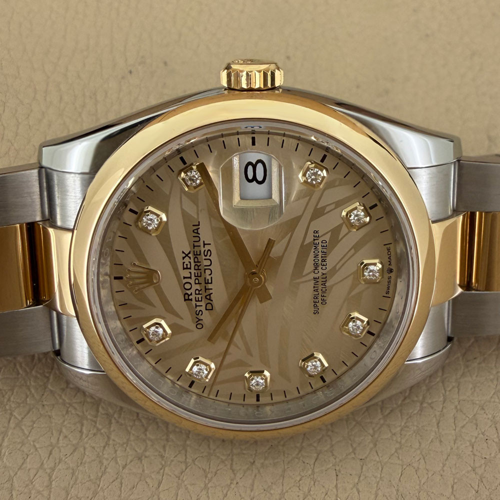 Rolex Datejust Palm Diamonds Dial 126203 15