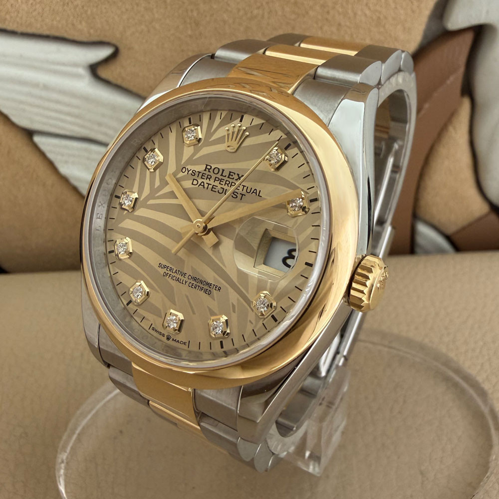 Rolex Datejust Palm Diamonds Dial 126203 2