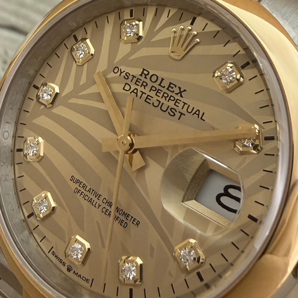 Rolex Datejust Palm Diamonds Dial 126203 5