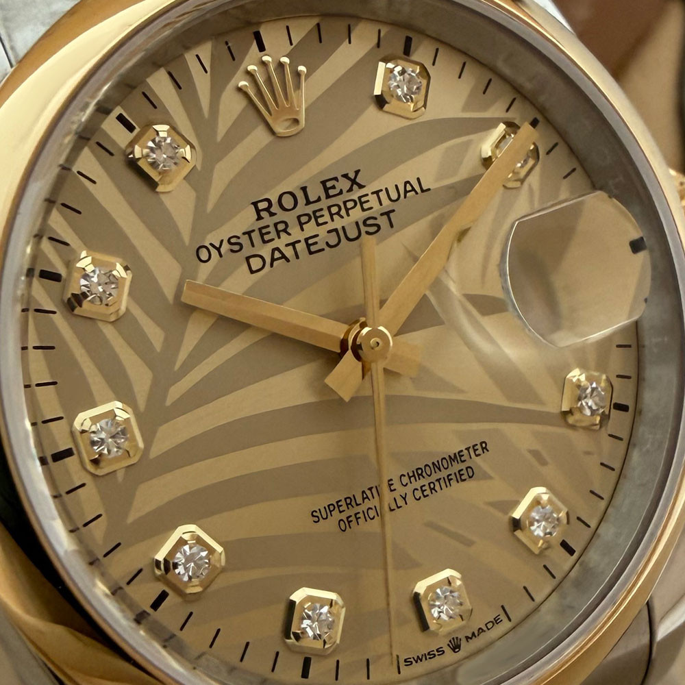 Rolex Datejust Palm Diamonds Dial 126203 6