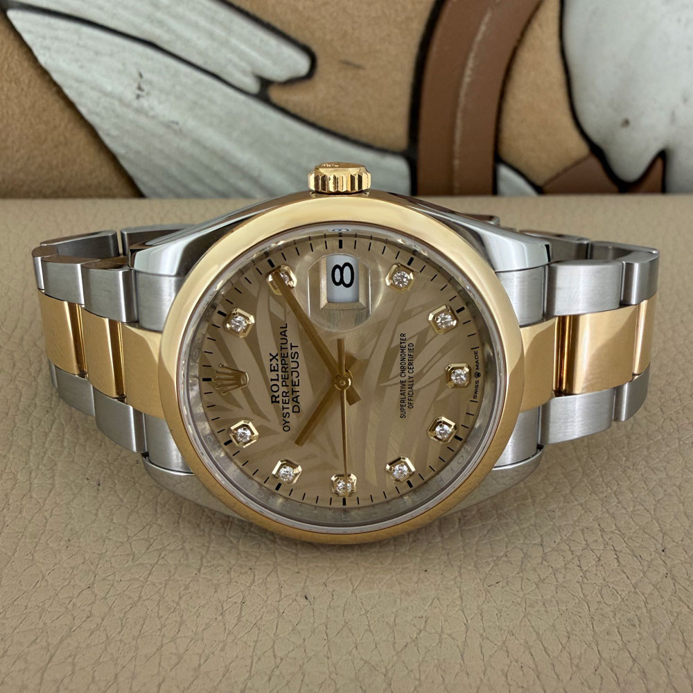 Rolex Datejust Palm Diamonds Dial 126203 7