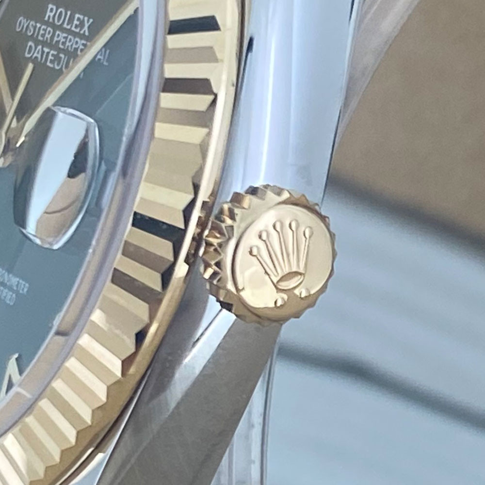 Rolex Datejust Olive Green Jubilee Diamonds 126233 4