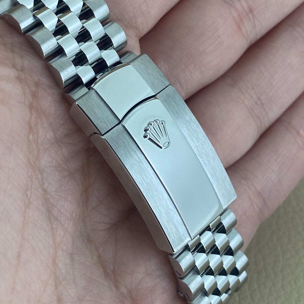 Rolex Datejust Olive Green Palm Motif  126234 10
