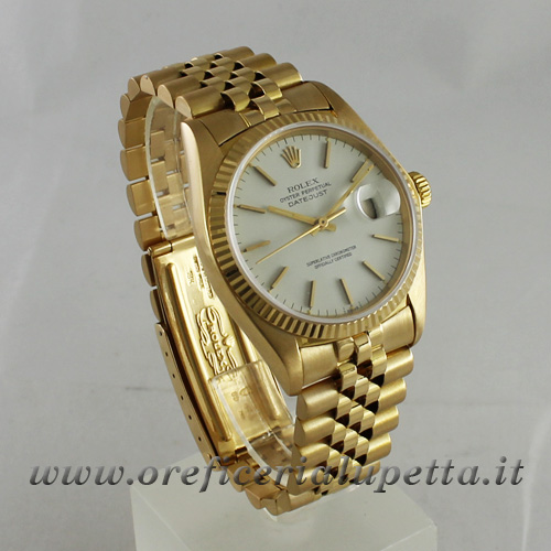 Datejust 36 oro giallo sale