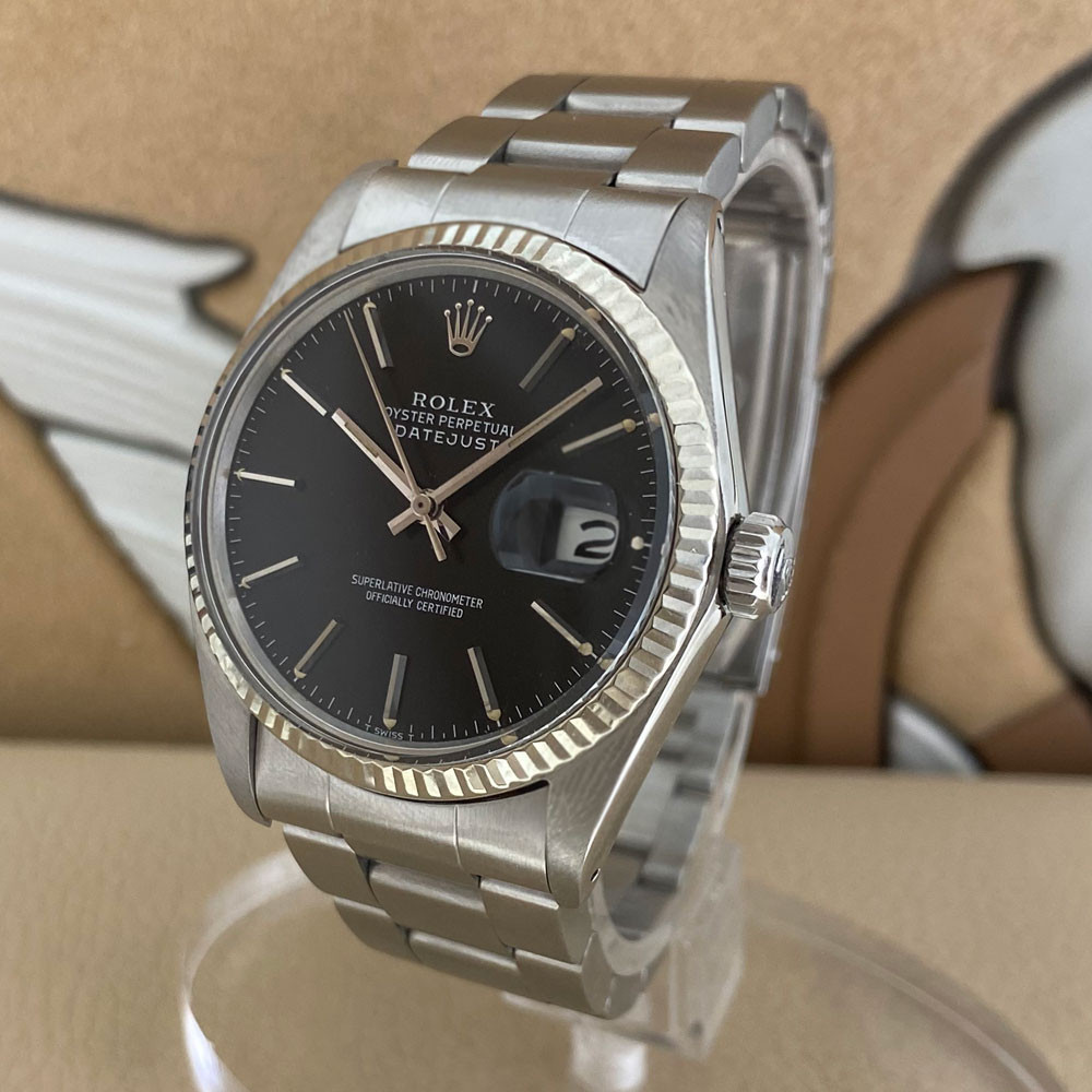 Rolex Datejust Black Dial 16014