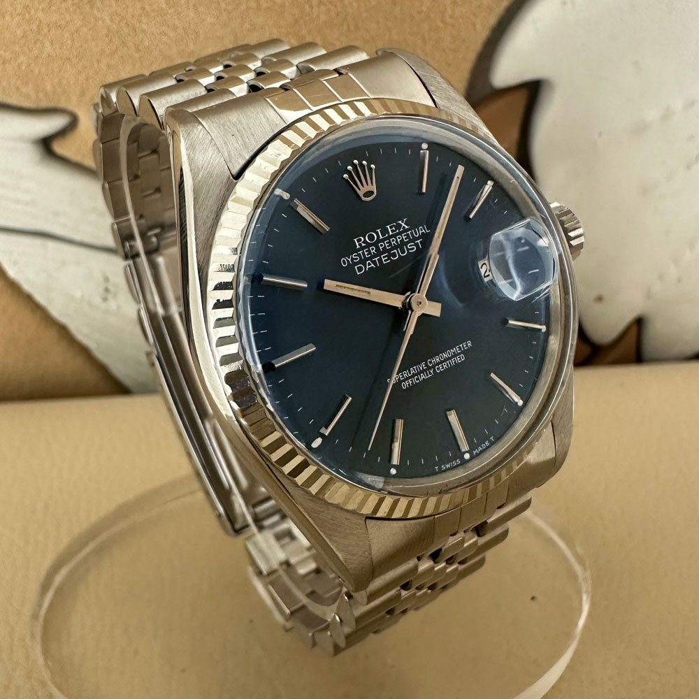 Rolex Datejust Blue 16014 2