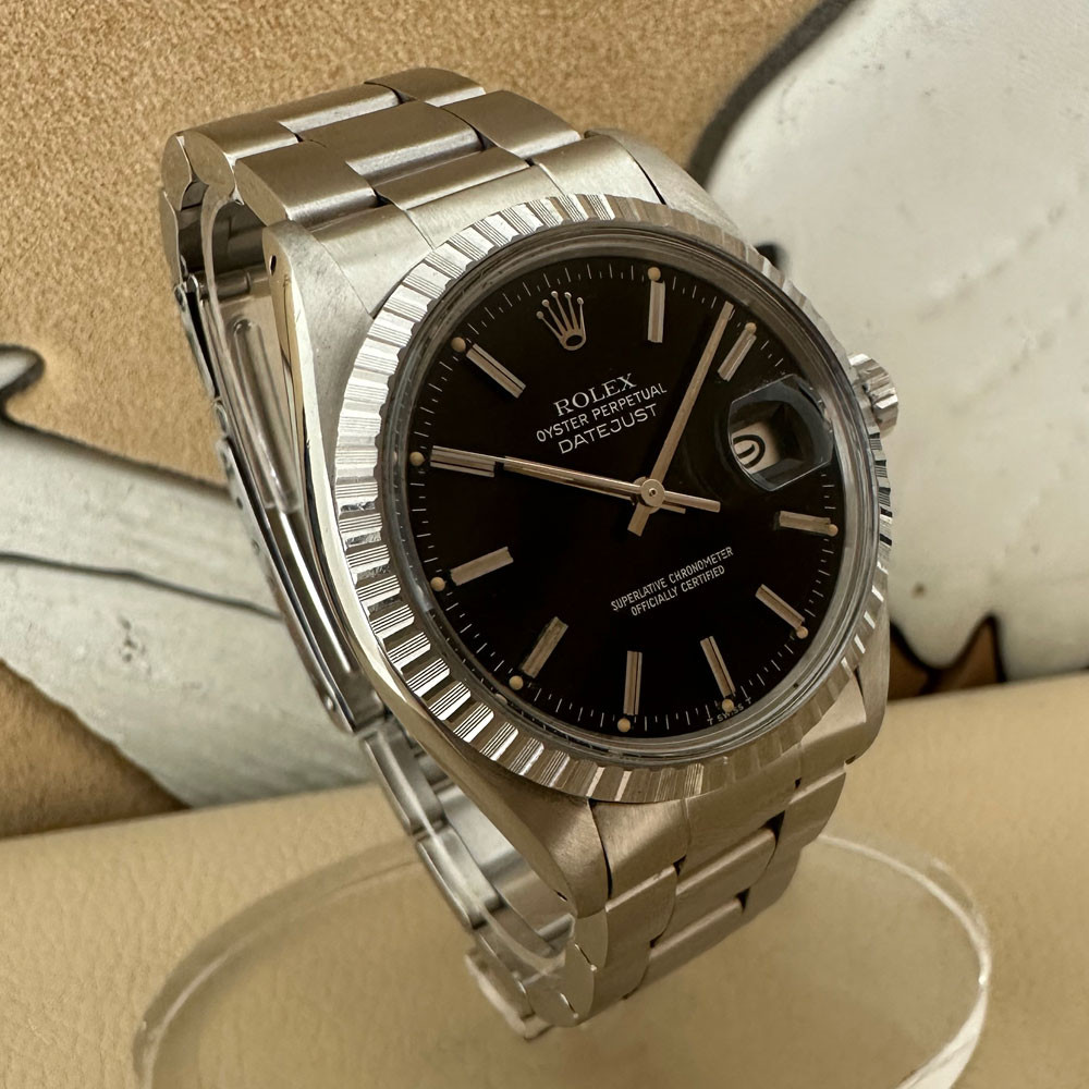 Rolex Datejust Black Dial 16030 2