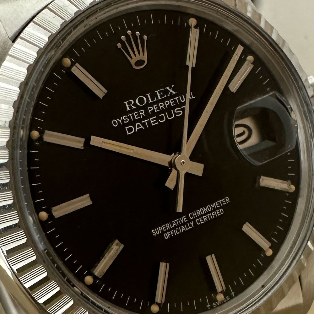 Rolex Datejust Black Dial 16030 5