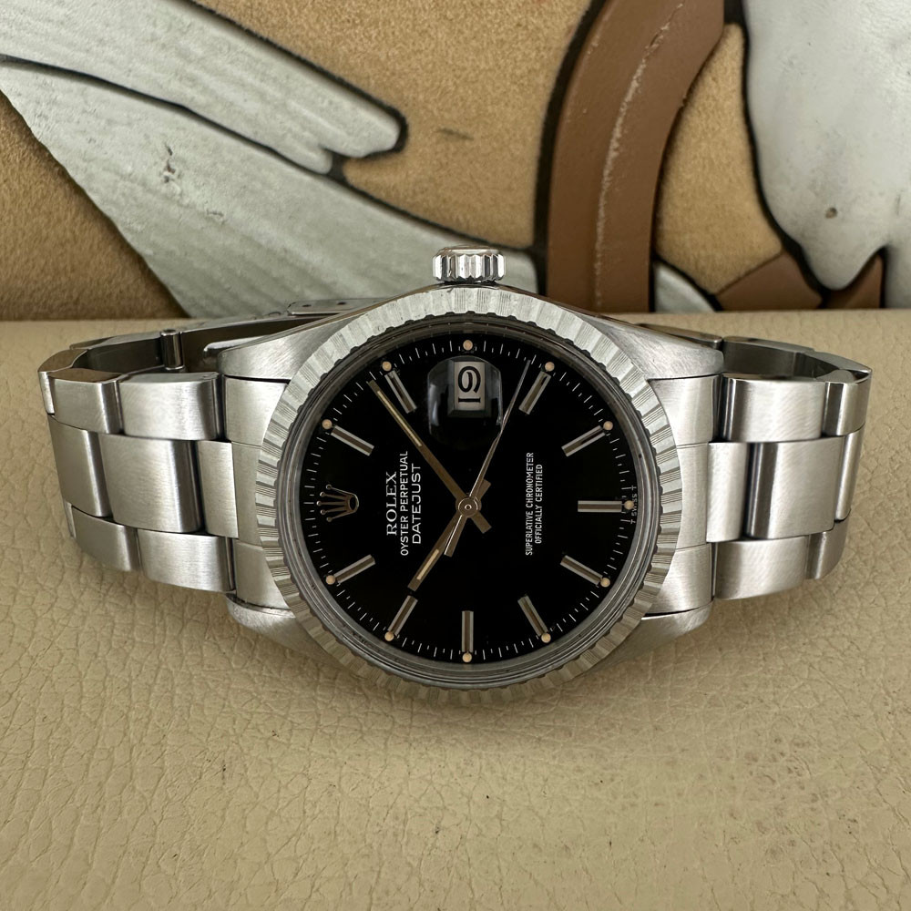Rolex Datejust Black Dial 16030 6