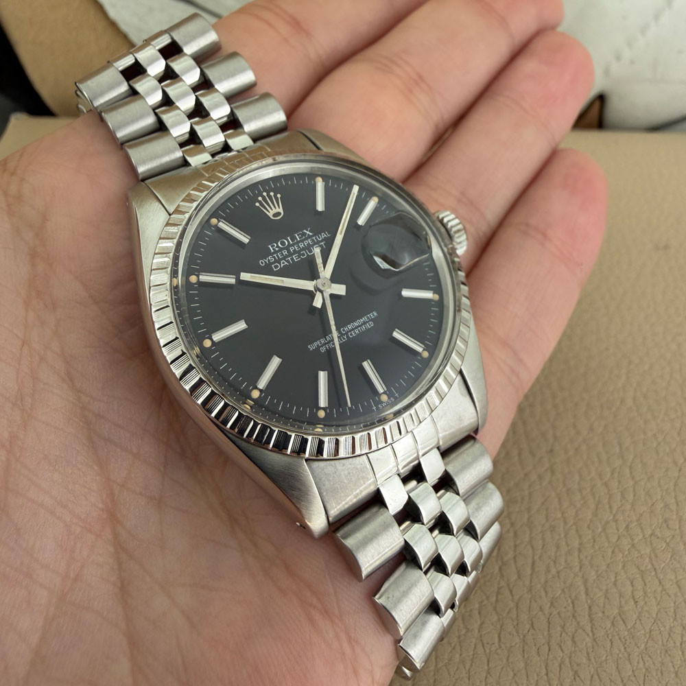Rolex Datejust Black Dial 16030 9