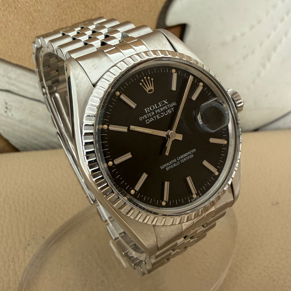 Rolex Datejust Black Dial 16030 2