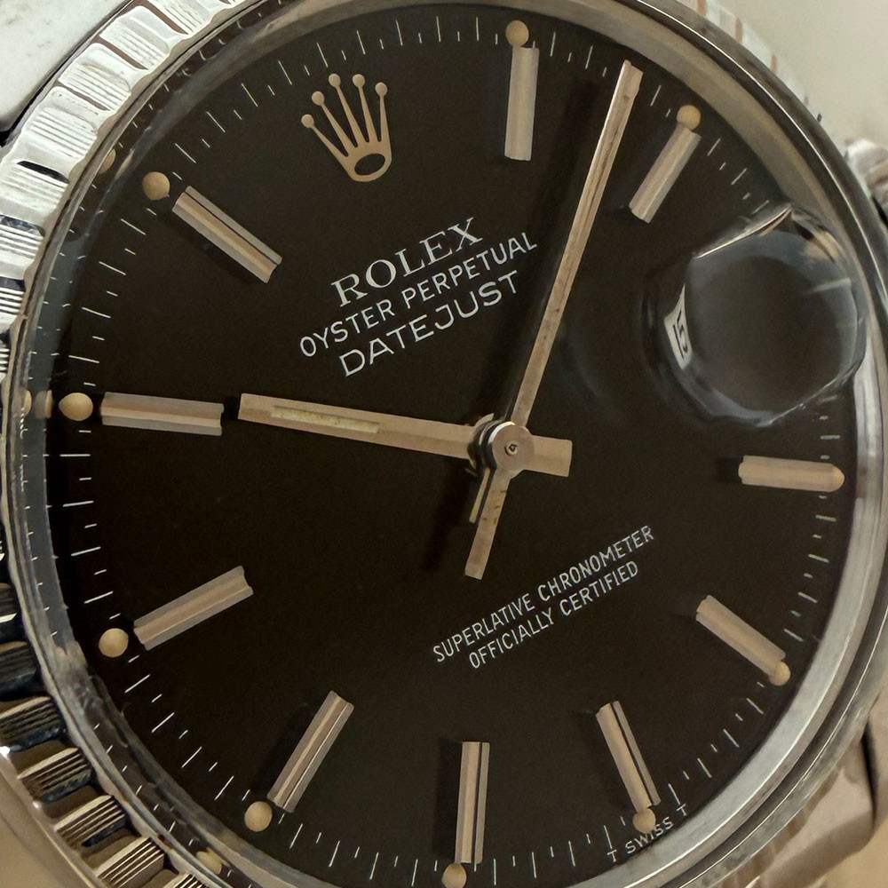 Rolex Datejust Black Dial 16030 5