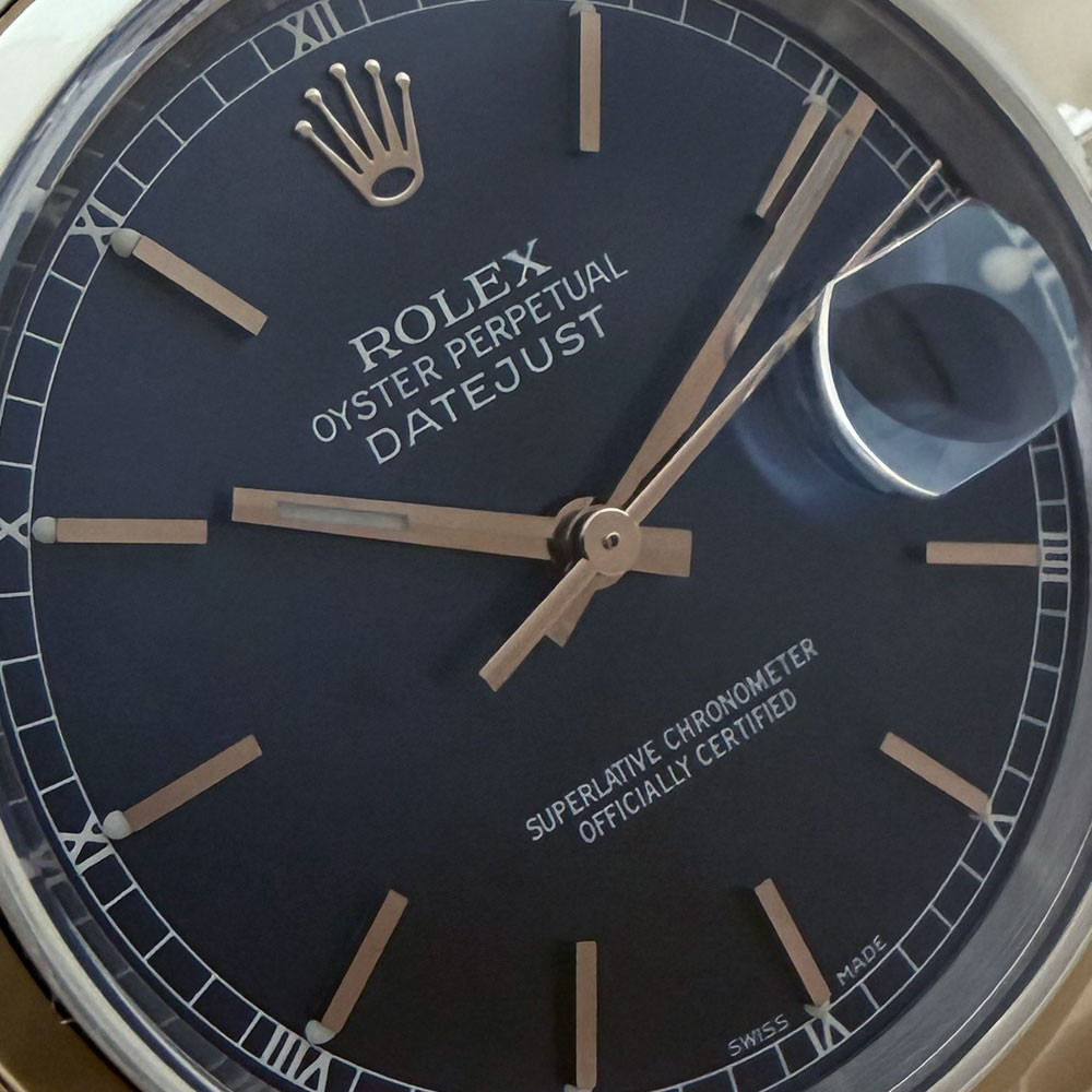 Rolex Datejust Blue 16200 5