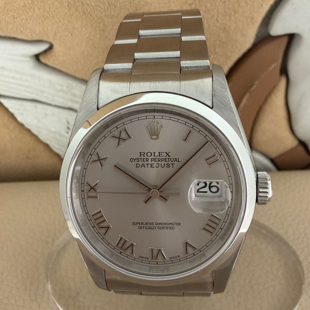 Rolex Datejust Silver Dial 16200 0