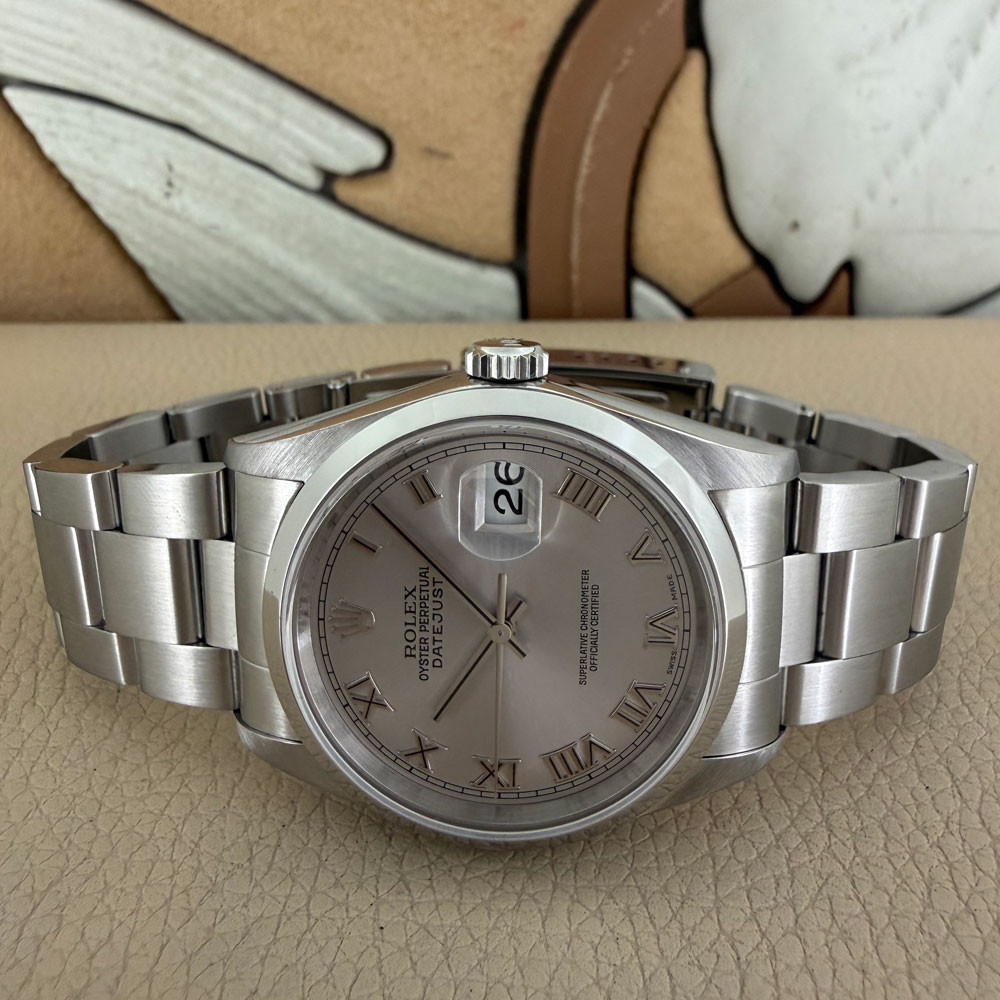 Rolex Datejust Silver Dial 16200 7