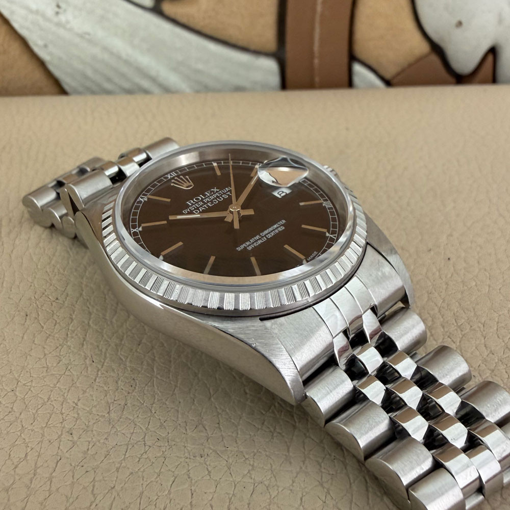 Rolex Datejust Black Dial 16220 13