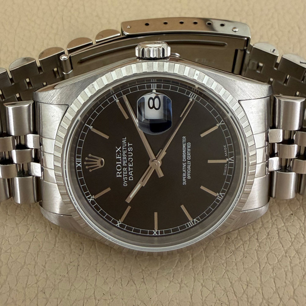 Rolex Datejust Black Dial 16220 15