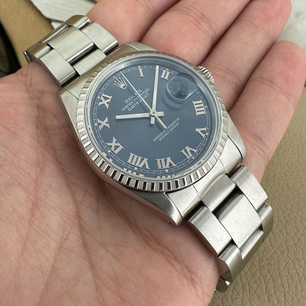 Rolex Datejust Blue 16220 9