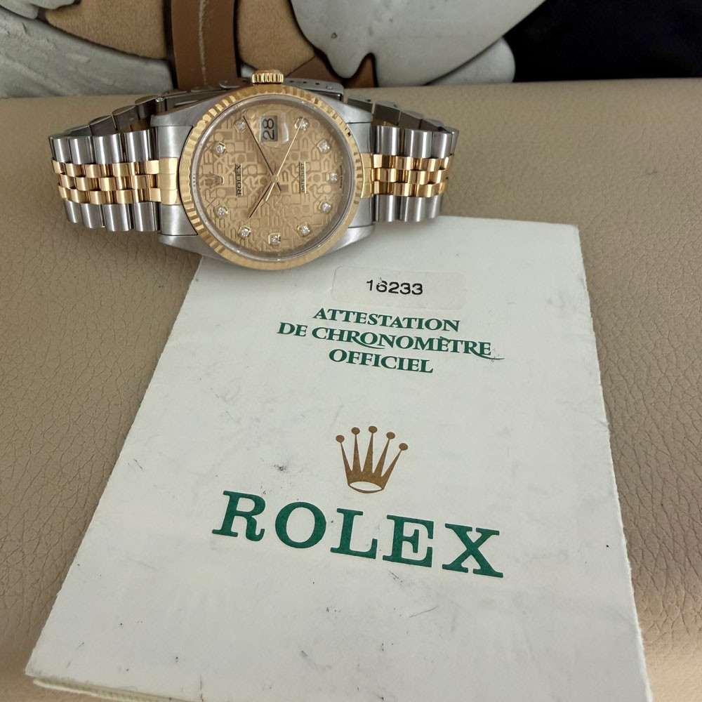 Rolex Datejust Computer Diamonds Dial 16233 1