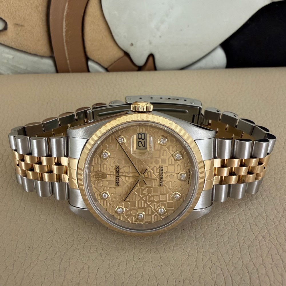 Rolex Datejust Computer Diamonds Dial 16233 7