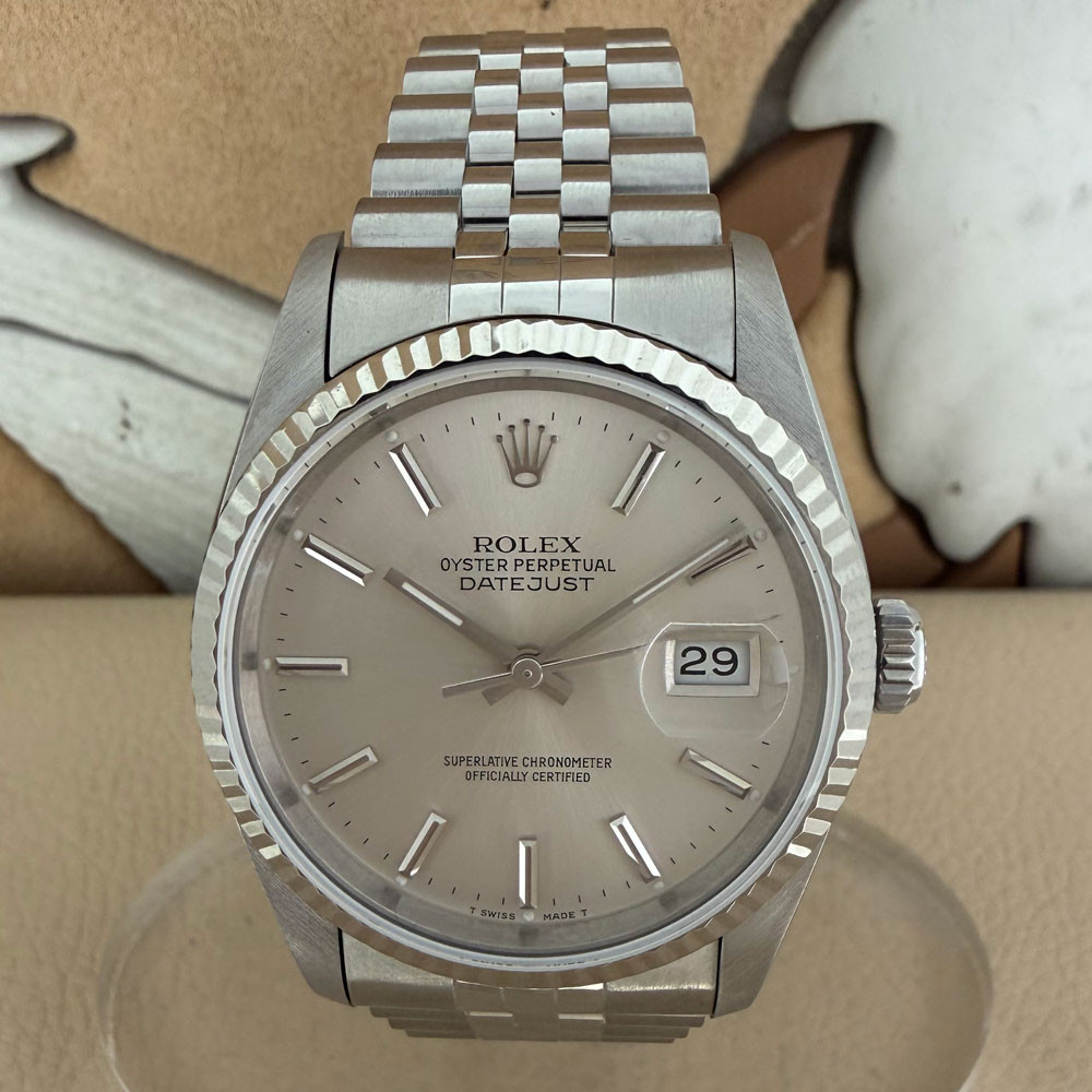 Rolex Datejust Silver Dial 16234 0
