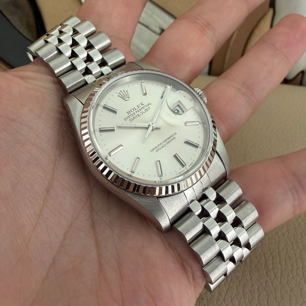 Rolex Datejust Silver Dial 16234 9