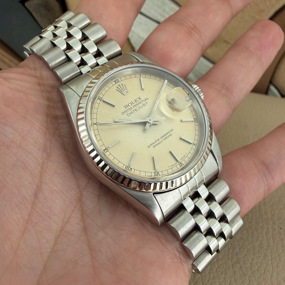 Rolex Datejust Silver Dial 16234 8