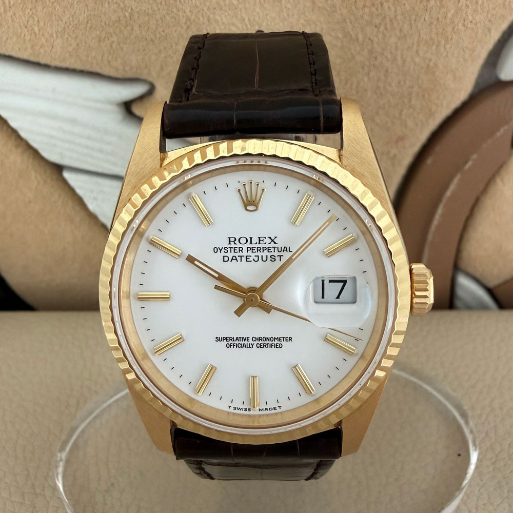 Rolex Datejust Pre Owned Cerificate 16238 0