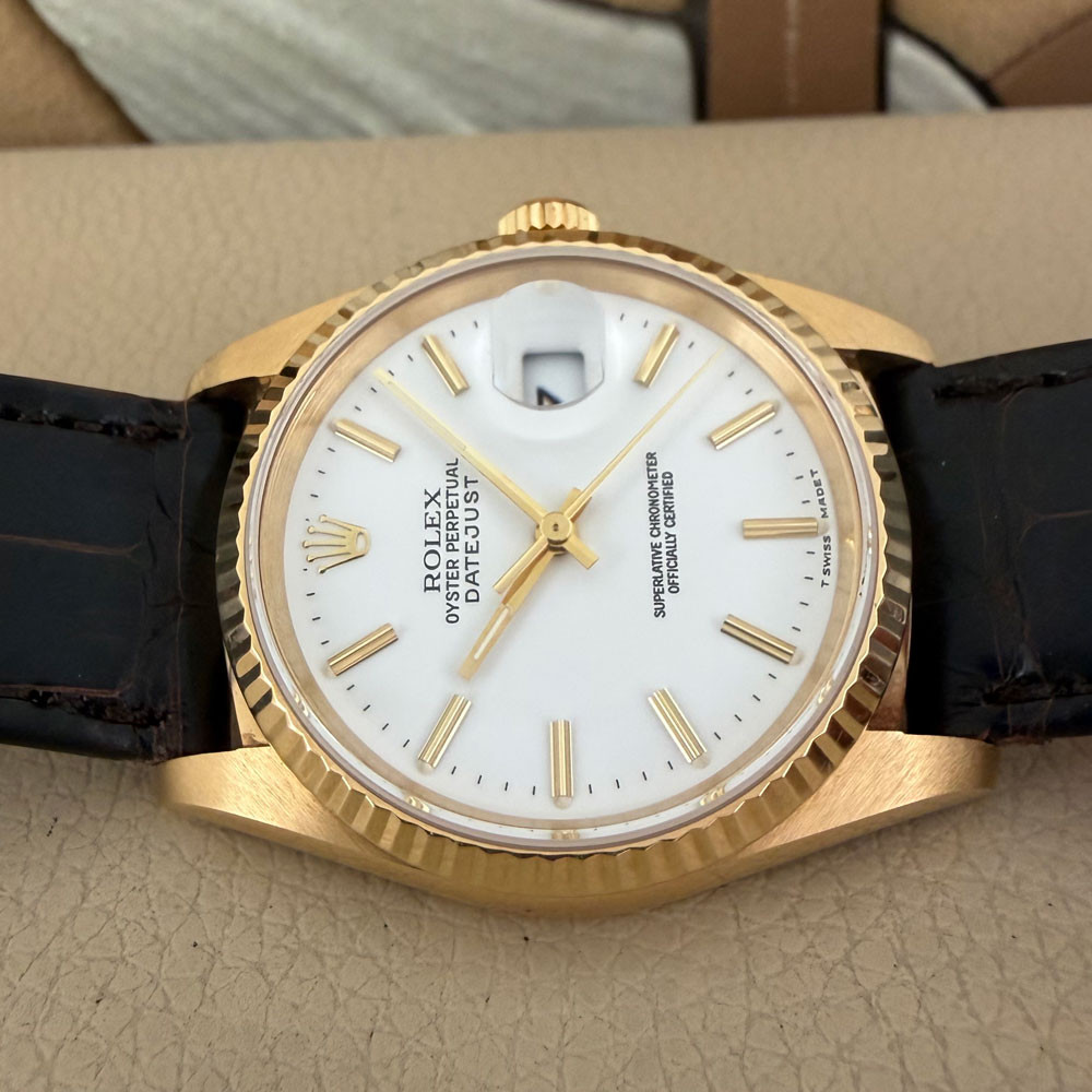 Rolex Datejust Pre Owned Cerificate 16238 15