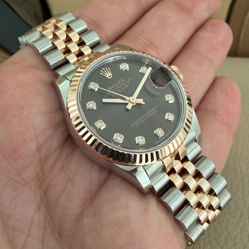 Rolex Datejust Chocolate Diamonds 278271 10
