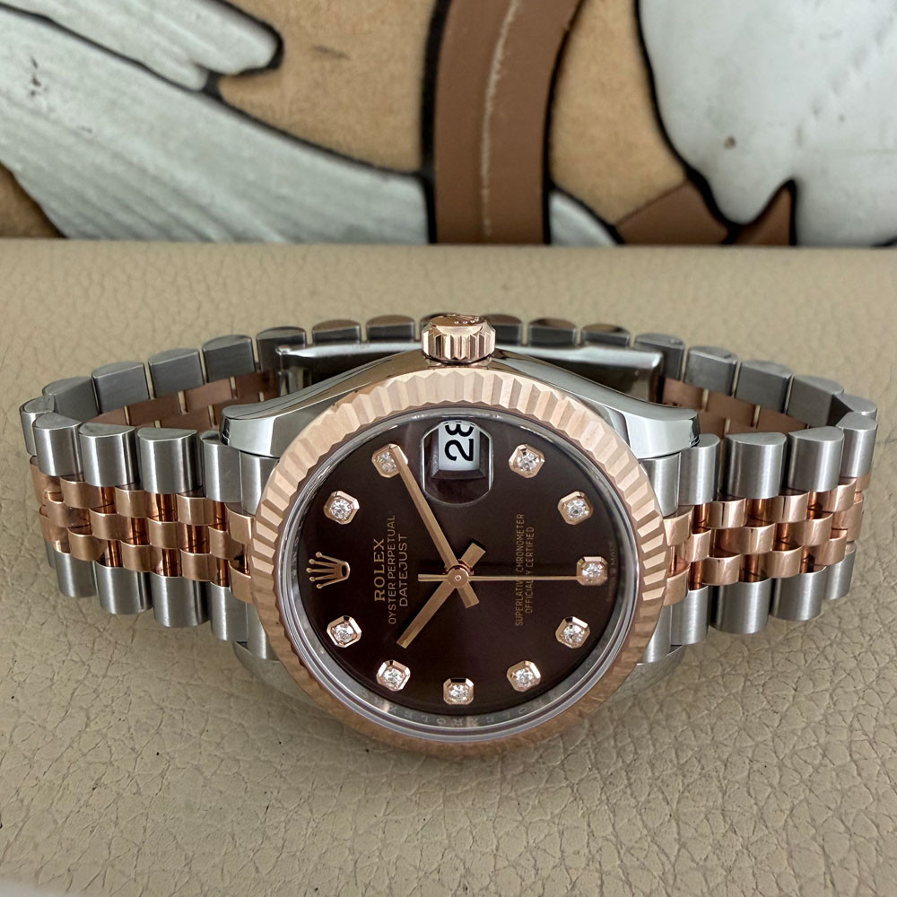 Rolex Datejust Chocolate Diamonds 278271 7